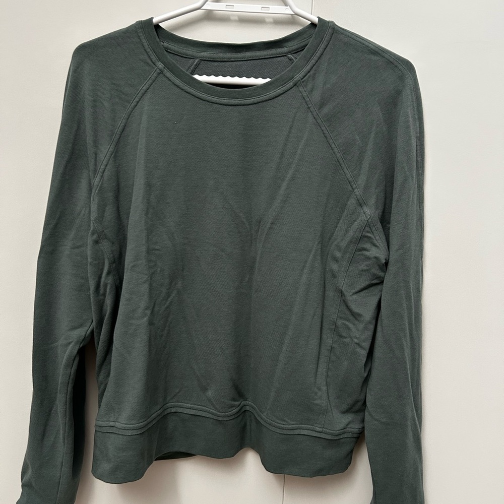 lululemon athletica Dark Green Sweatshirt